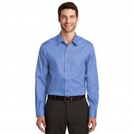 Port Authority TLS638 Tall Long Sleeve Non-Iron Twill Shirt - Ultramarine Blue