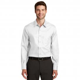 Port Authority TLS638 Tall Long Sleeve Non-Iron Twill Shirt - White