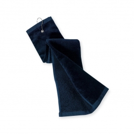 Port Authority TW50 Grommeted Tri-Fold Golf Towel - Navy