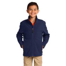 Port Authority Y317 Youth Core Soft Shell Jacket - Dress Blue Navy