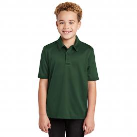Port Authority Y540 Youth Silk Touch Performance Polo - Dark Green