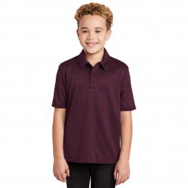 Port Authority Y540 Youth Silk Touch Performance Polo - Maroon