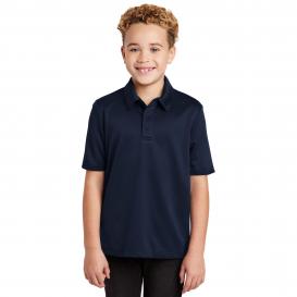 Port Authority Y540 Youth Silk Touch Performance Polo - Navy