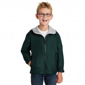 Port Authority YJP56 Youth Team Jacket - Hunter/Light Oxford
