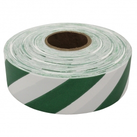 Presco SWG Striped Roll Flagging Tape - White/Green