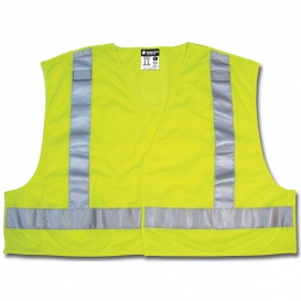 River City PSV200 ANSI Type P Class 2 Breakaway Mesh Safety Vest - Yellow/Lime