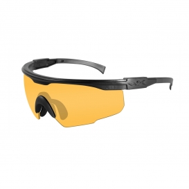 Wiley X PT-1 Sunglasses - Matte Black Frame - Rust Lens