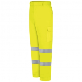 Red Kap PT18HVB Hi-Visibility Utility Pocket Pants - Yellow/Lime