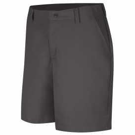 Red Kap PT27 Women\'s Plain Front Shorts - Charcoal