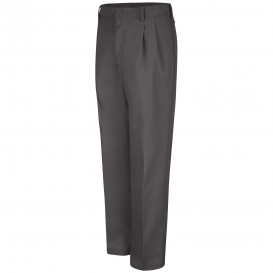 Red Kap PT32 Men\'s Pleated Work Pants - Charcoal