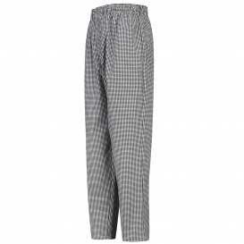 Chef Designs PT55 Men\'s Baggy Chef Pants with Zipper Fly - Black/White Check