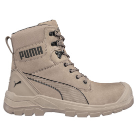 PUMA Safety 630745-580 Men\'s Conquest Soft Toe Safety Boots - Stone