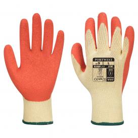 Portwest A100 Latex Grip Gloves - Orange