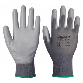Portwest A120 PU Palm Gloves - Grey