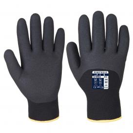 Portwest A146 Nitrile Sandy Arctic Winter Gloves - Black