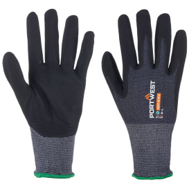 Portwest AP12 SG NPR15 Foam Nitrile Gloves - Black
