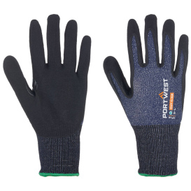 Portwest AP18 SG MR18 Micro Foam Gloves - Blue/Black