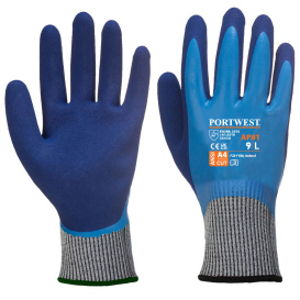 Portwest AP81 Liquid Pro HR Cut Gloves - Blue