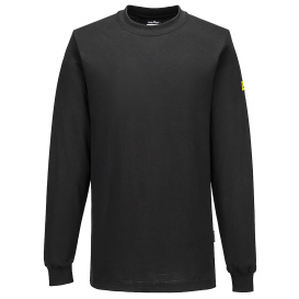 Portwest AS22 Anti-Static ESD T-Shirt L/S - Black