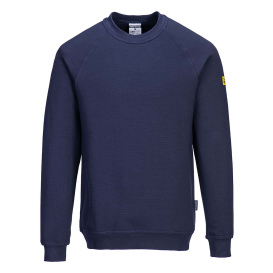 Portwest AS24 Anti-Static ESD Sweatshirt - Navy