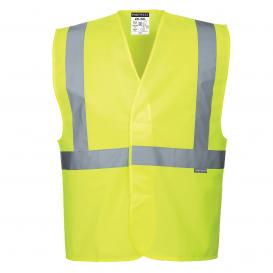 Portwest C472 Hi-Vis One Band & Brace Safety Vest - Yellow/Lime