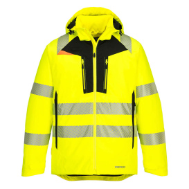 Portwest DX461 DX4 Hi-Vis Winter Jacket - Yellow/Lime