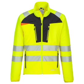 Portwest DX481 DX4 Hi-Vis Lightweight Mid Layer - Yellow/Black