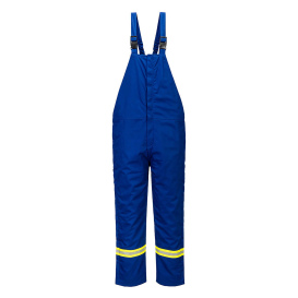 Portwest FR422 Bizflame Work Insulated FR Bib Overall - Royal Blue