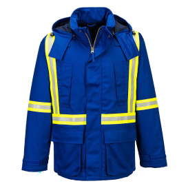 Portwest FR610 Bizflame Work Insulated FR Parka - Royal Blue