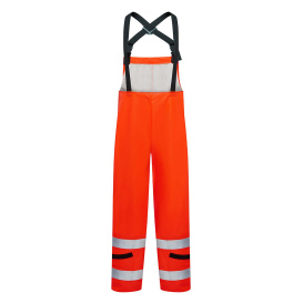 Portwest I7215BT FlexArc 10oz Polyurethane/FR Cotton Bib Pants - Orange