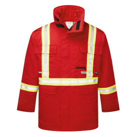 Portwest IAS3215 Avenger 9oz Insulated Parka - Red