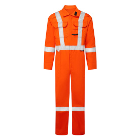 Portwest IUS408 Ultrasoft 7oz Deluxe Coverall - Orange