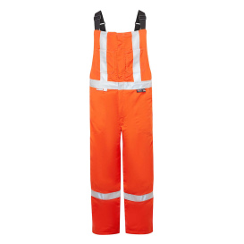 Portwest IUS525 Ultrasoft 9oz Hi-Vis Insulated Bib Pant - Orange