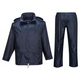 Portwest L440 2 Piece Essentials Rainsuit - Navy