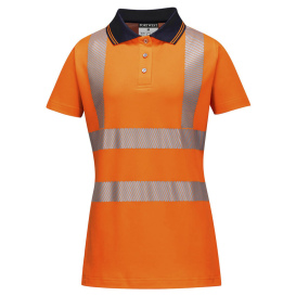 Portwest LW72 Women\'s Cotton Comfort Pro Polo - Orange