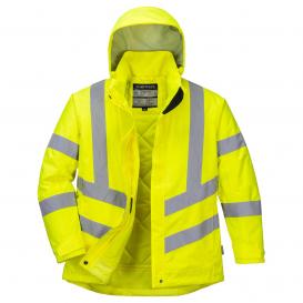Portwest LW74 Ladies Hi-Vis Winter Jacket - Yellow/Lime