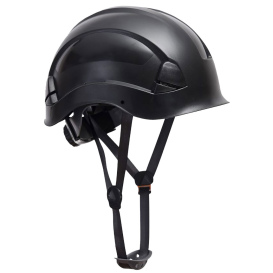 Portwest PS53 Height Endurance Climbing Helmet - Ratchet Suspension - Black