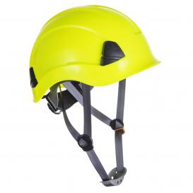 Portwest PS53 Height Endurance Hard Hat - 6-Point Ratchet Suspension - Hi-Vis Yellow