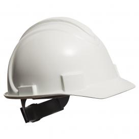 Portwest PW01 Safety Pro Hard Hat - 4-Point Ratchet Suspension - White