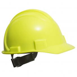 Portwest PW01 Safety Pro Hard Hat - 4-Point Ratchet Suspension - Hi-Vis Yellow