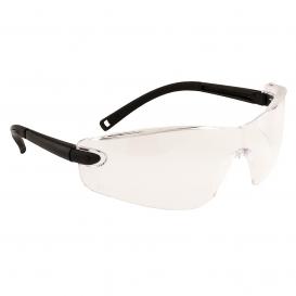Portwest PW34 Profile Safety Glasses - Clear Temple - Clear Lens