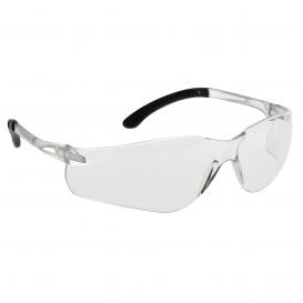 Portwest PW38 Pan View Safety Glasses - Clear Temple - Clear Anti-Fog Lens