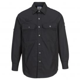 Portwest S130 Ripstop Long Sleeve Shirt - Black