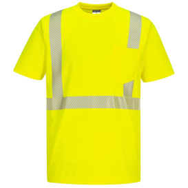 Portwest S194 Segmented Tape Short Sleeve T-Shirt - Yellow