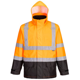 Portwest S362 Hi-Vis 3-in-1 Contrast Jacket - Orange/Black