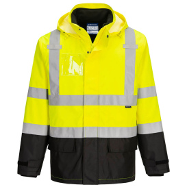 Portwest S362 Hi-Vis 3-in-1 Contrast Jacket - Yellow/Black