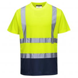 Portwest S378 Two-Tone T-Shirt - Yellow/Navy