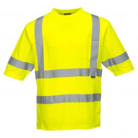 Portwest S397 Class 3 Mesh Panel T-Shirt - Yellow