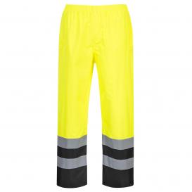 Portwest S486 Hi-Vis Two-Tone Traffic Pants - Yellow/Black