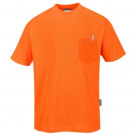 Portwest S578 Non ANSI Pocket Short Sleeve T-Shirt - Orange